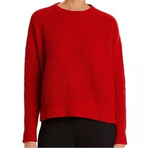 Eileen Fisher Vibrant Red Knit Top